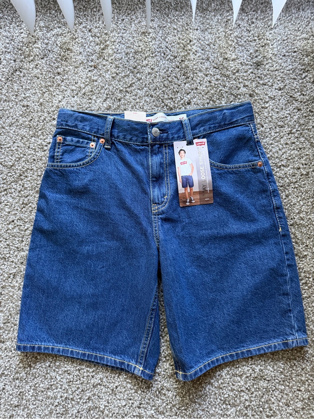 Levi's Dark Blue Denim Men's Jean Shorts